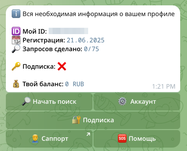 Screenshot of the actual Dyxles bot.
